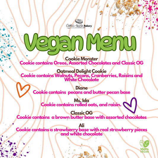 Vegan Variety Cookie Box -(Half Dozen)